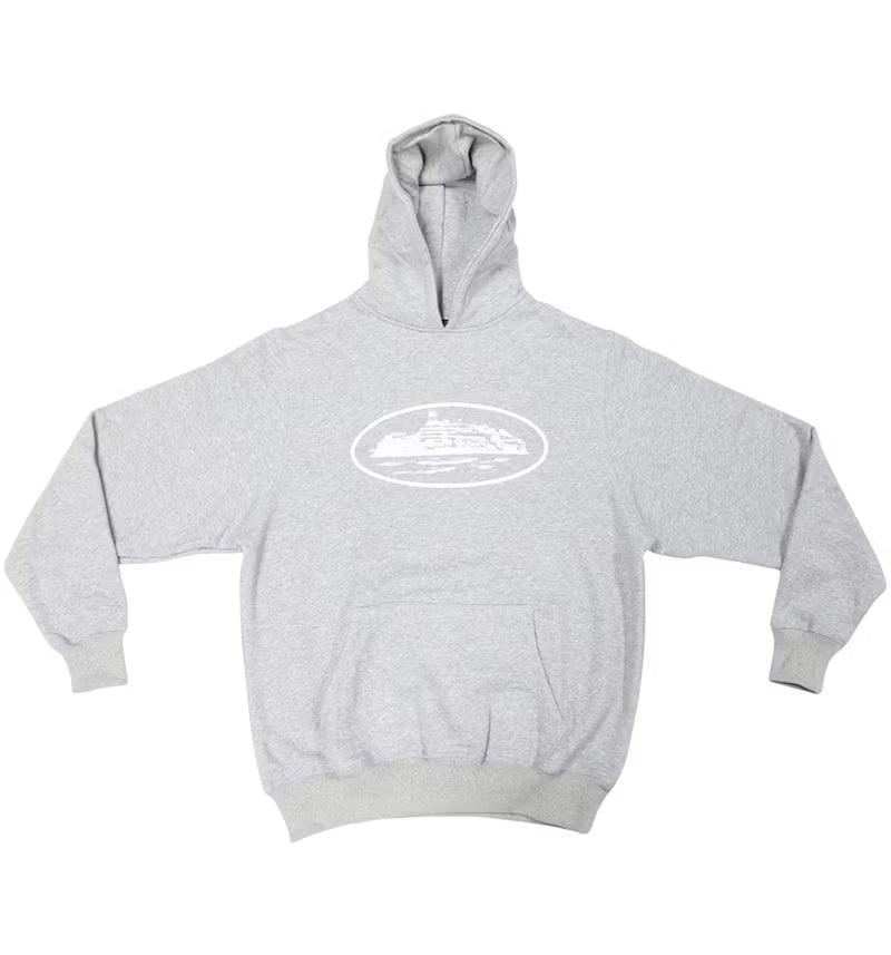 Pull Corteiz Avec Capuche Gris