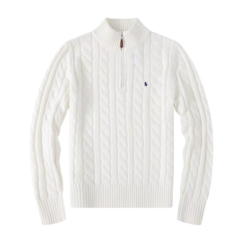 Quarter Zip Ralph Lauren Blanc