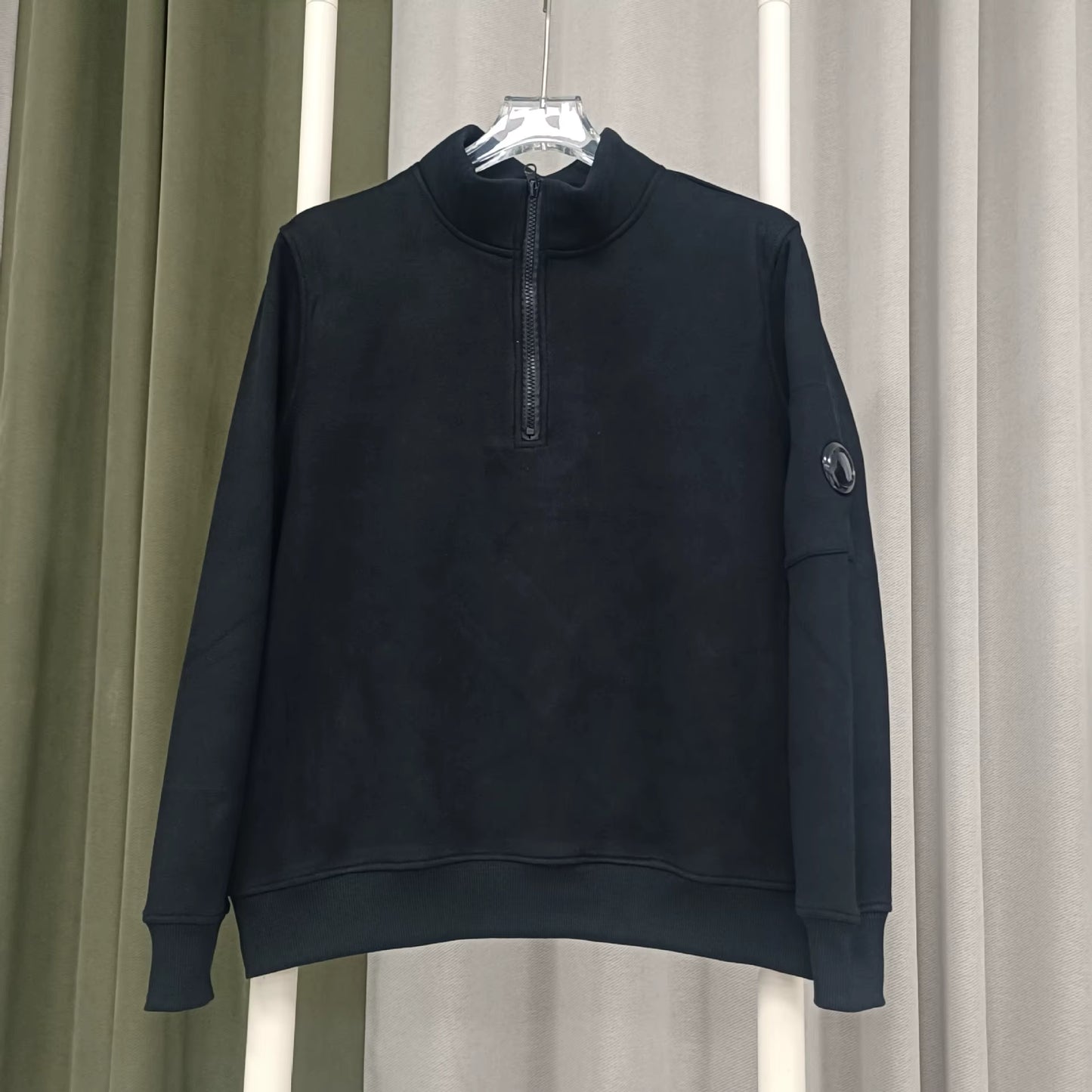 Gilet C.P Company Zip Quarter Noir