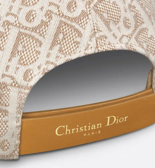 Dior Casquette Oblique Beige