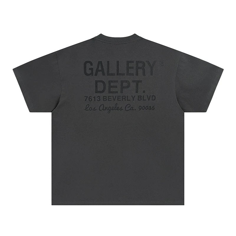 T-Shirt Gallery Dept. Gris Foncé Et Noir