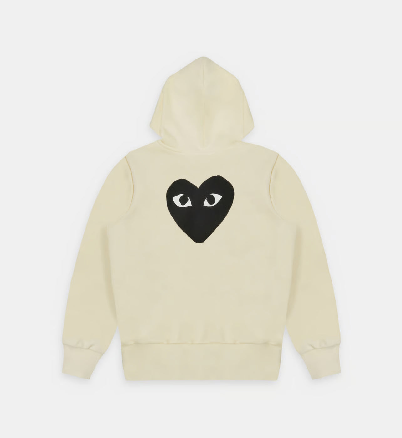 Sweat zippé CDG Avec Capuche Beige