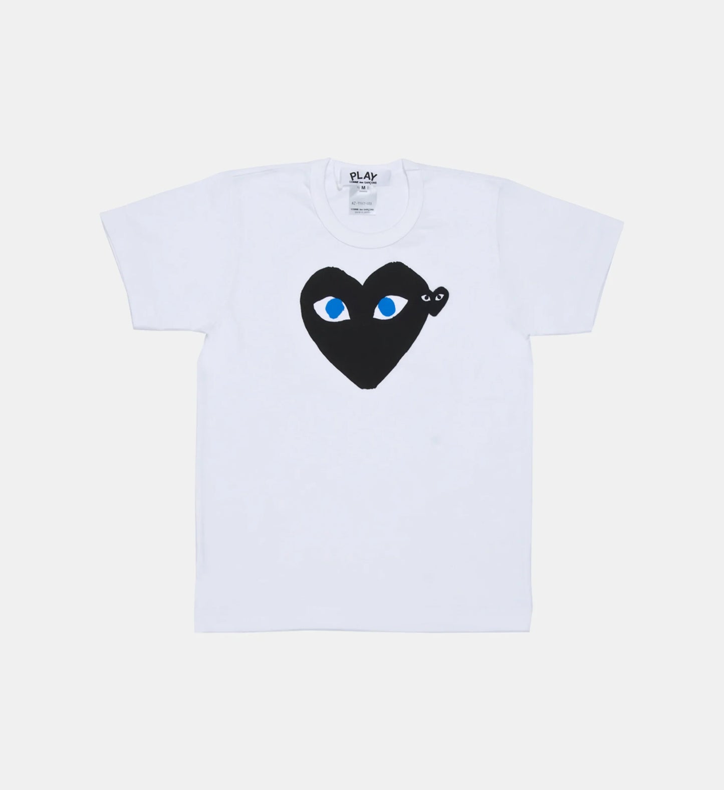 T-Shirt CDG Blanc Bleu Et Noir