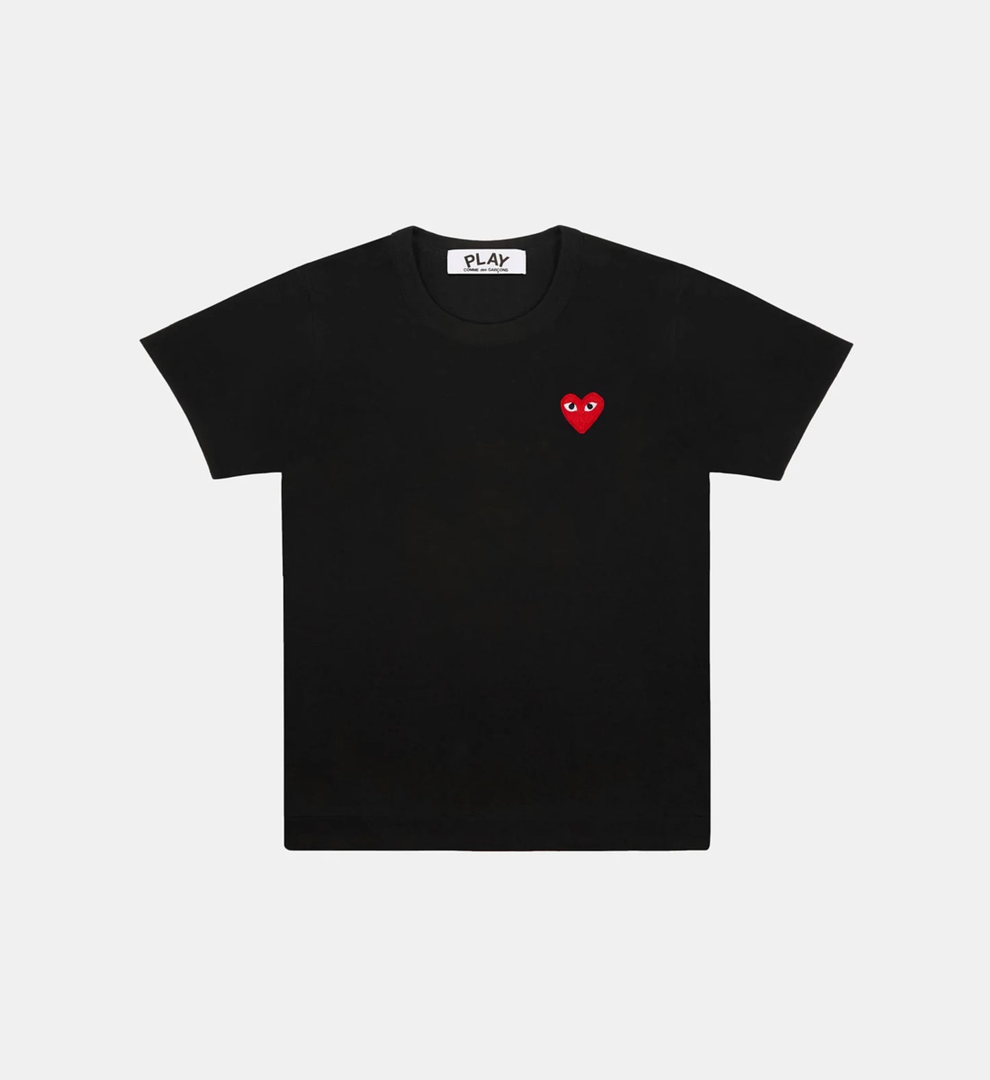 T-Shirt CDG Noir Logo Rouge