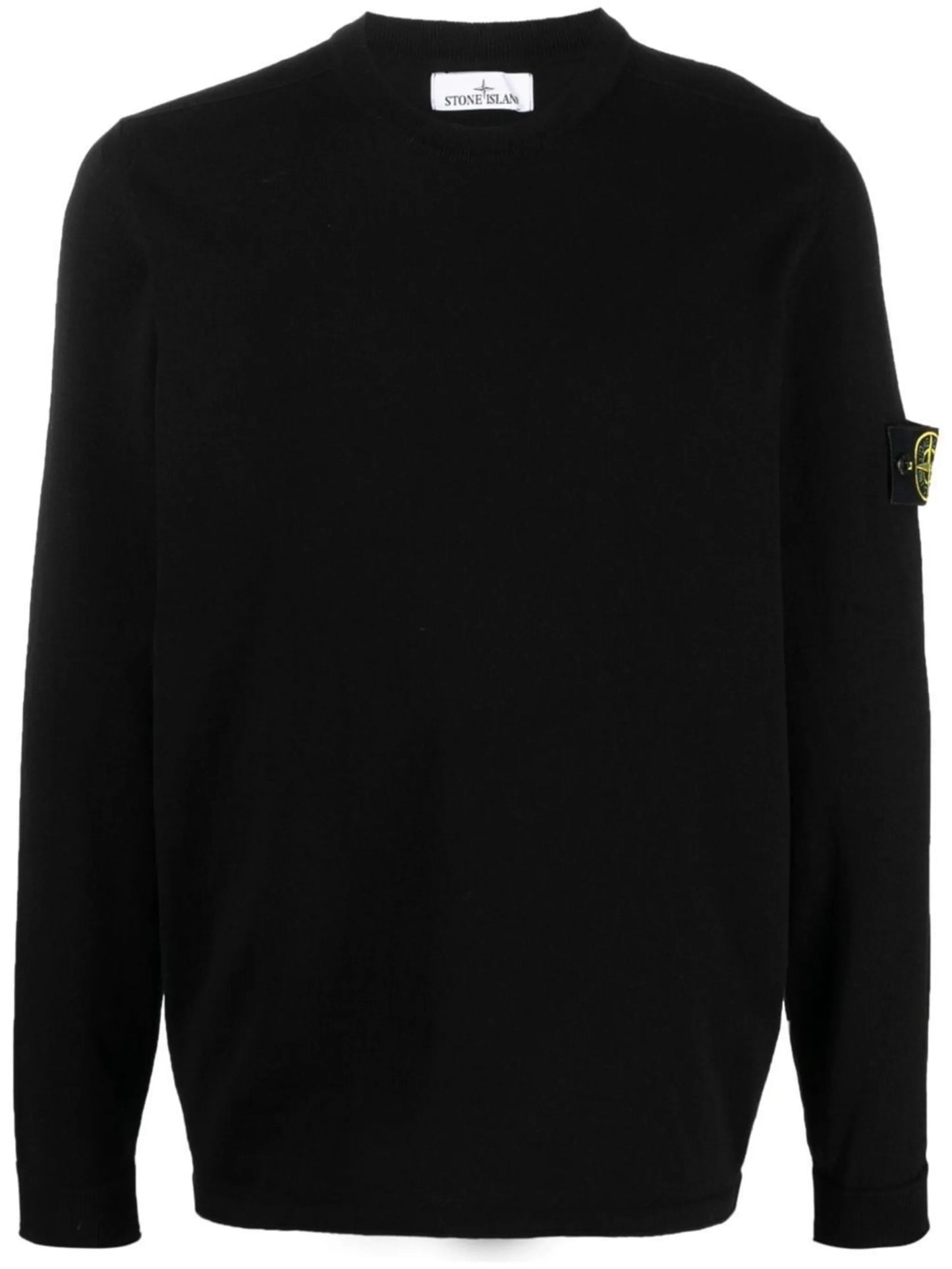 Stone Island Pull Col Rond Noir