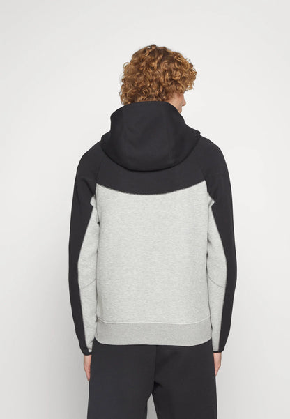 Nike Nouveau Tech Fleece Zippé Noir Et Gris