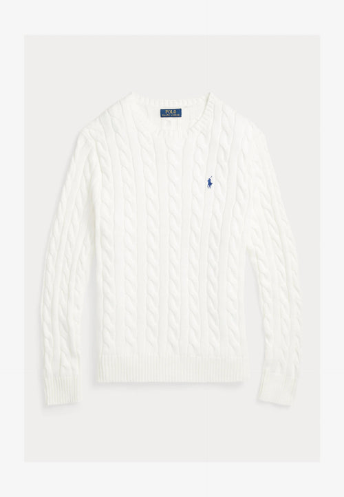 Pull Ralph Lauren En Laine Blanc