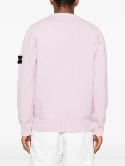 Stone Island Pull Col Rond Rose