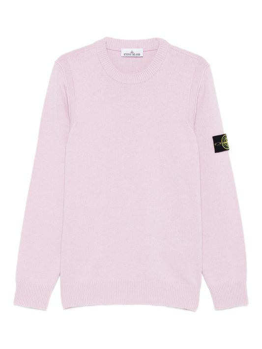 Stone Island Pull Col Rond Rose