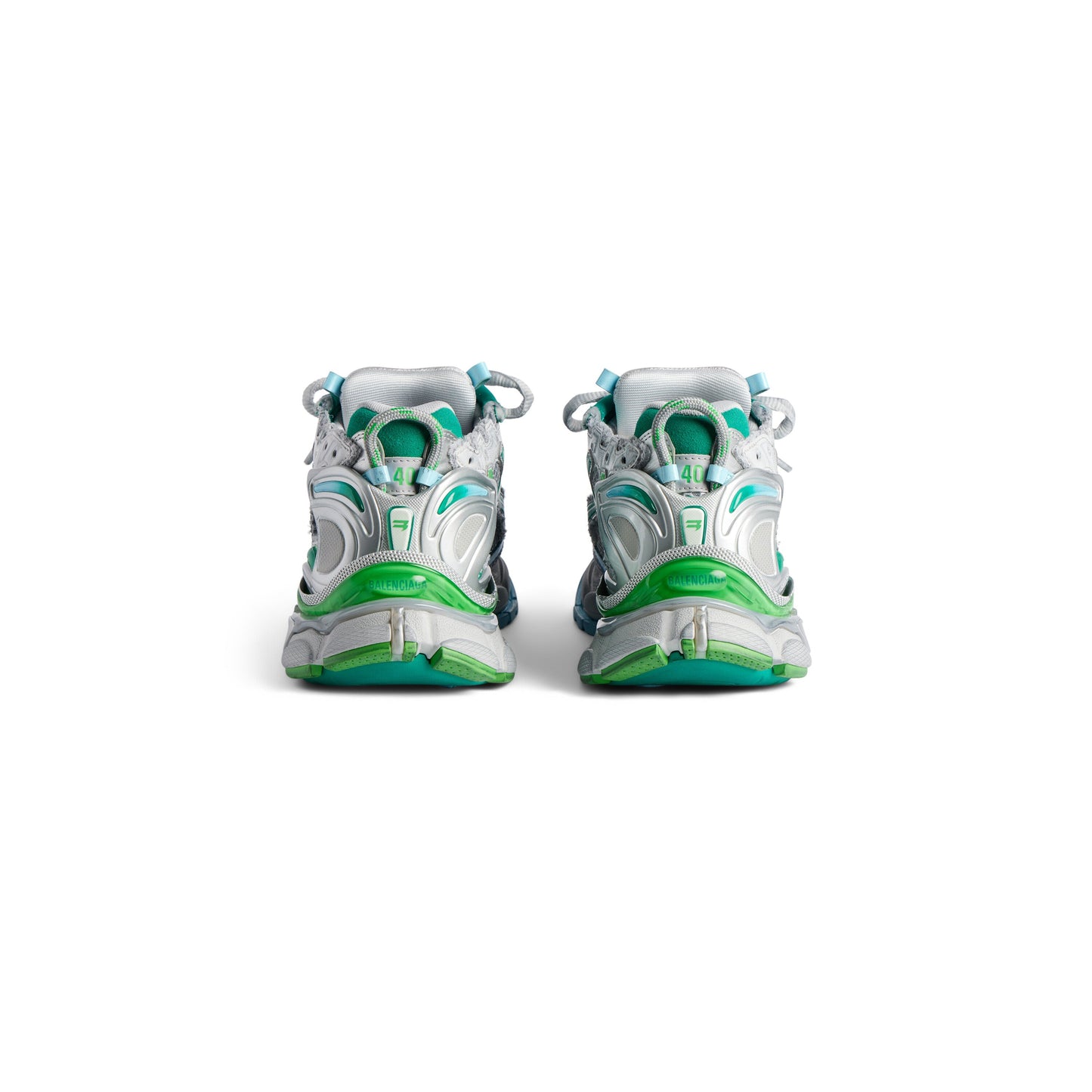 Balanciaga Runner Vert Et Bleu