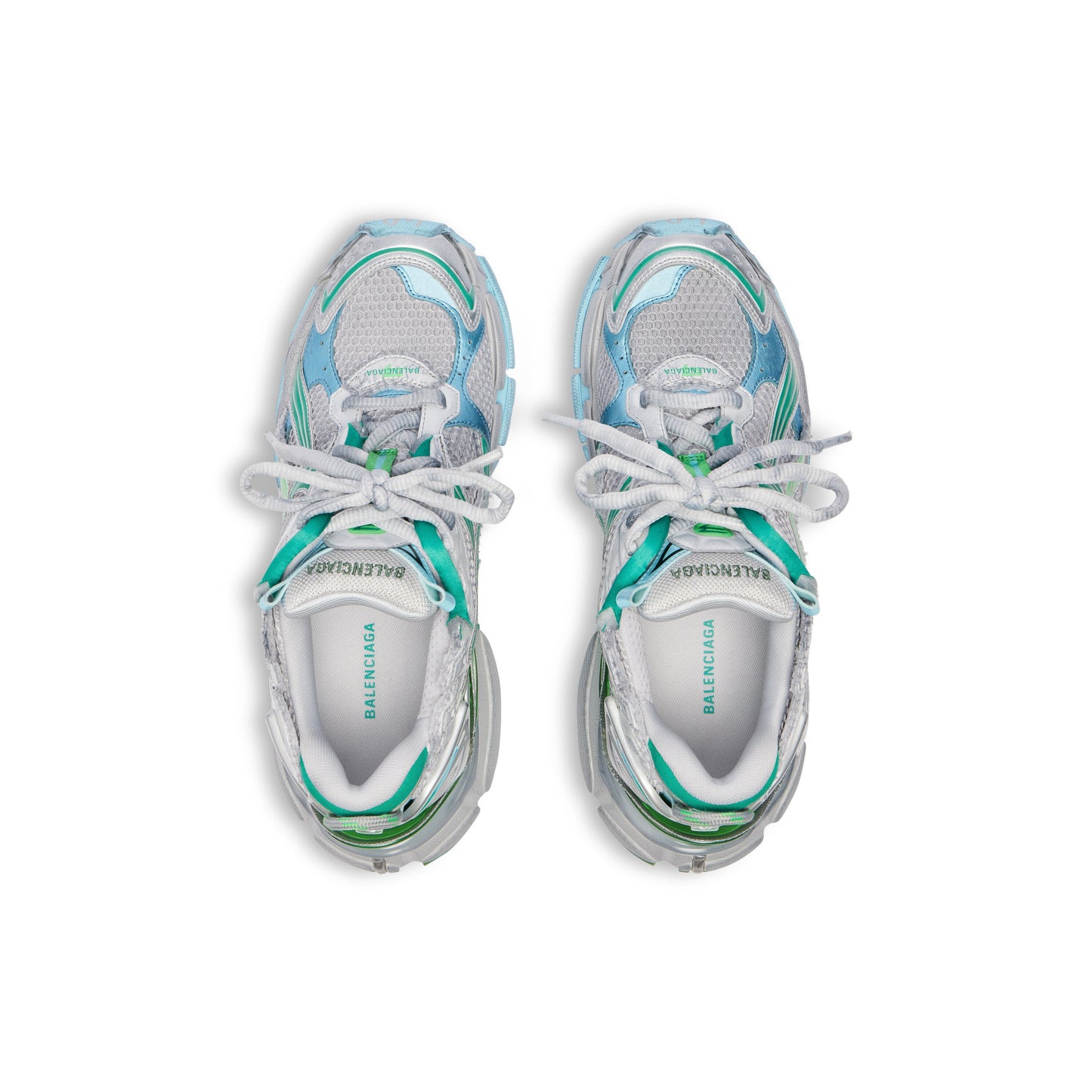 Balanciaga Runner Vert Et Bleu