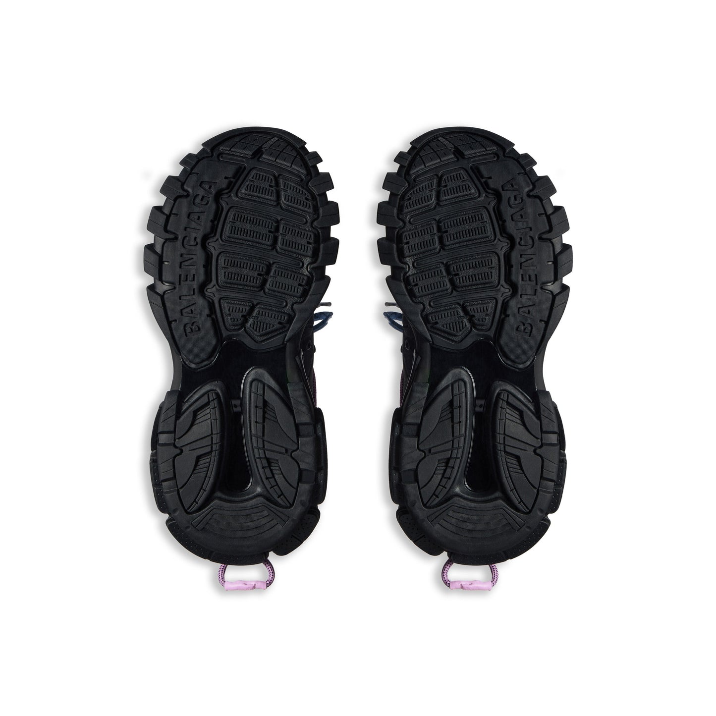 Balanciaga Track Noir Avec Laces Rose Et Bleue