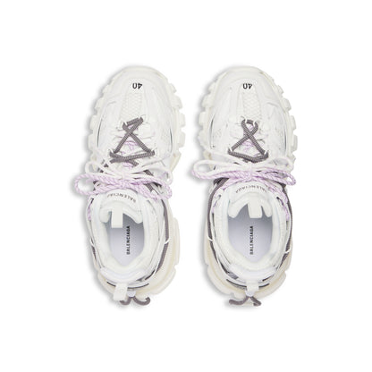 Balanciaga Track Blanc Avec Laces Blanche et Lilas