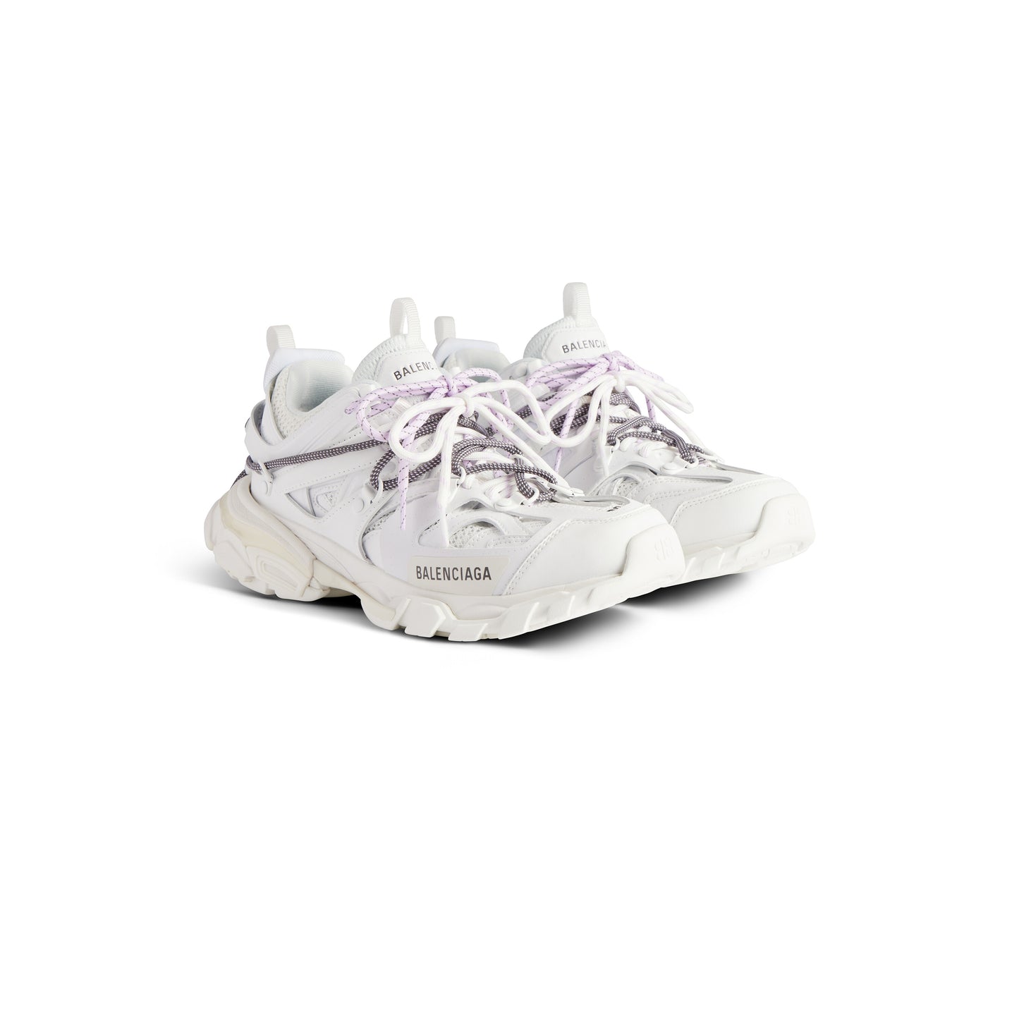 Balanciaga Track Blanc Avec Laces Blanche et Lilas