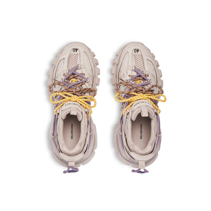 Balanciaga Track Taupe Avec Laces Jaune Et Violette