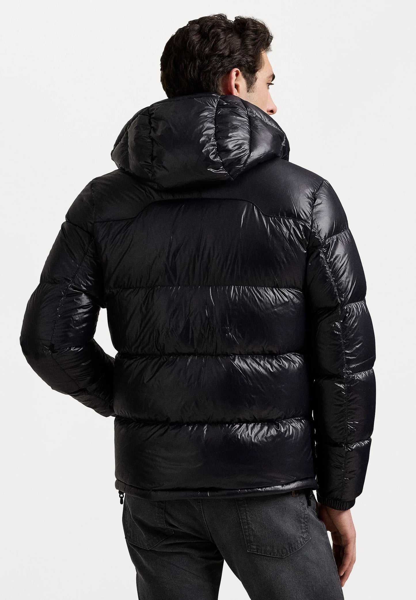 Doudoune Ralph Lauren Puffer Noir Brillante
