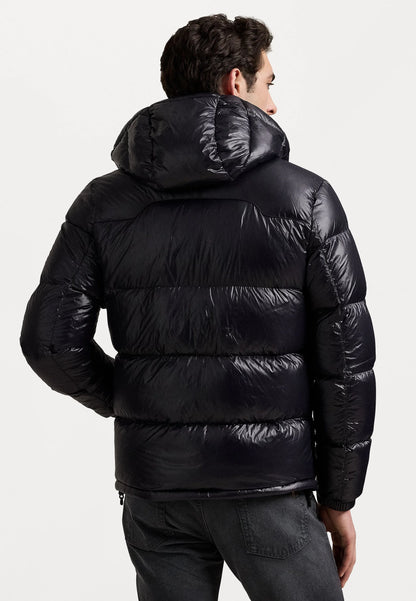 Doudoune Ralph Lauren Puffer Noir Brillante