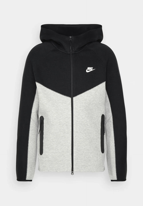 Nike Nouveau Tech Fleece Zippé Noir Et Gris