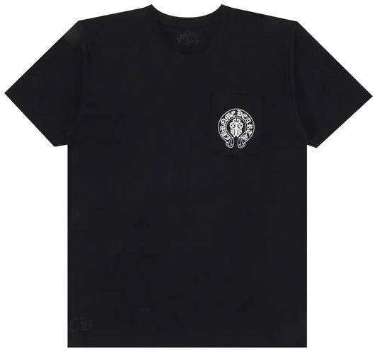 T-Shirt Chrome Heart Noir Drapeau US