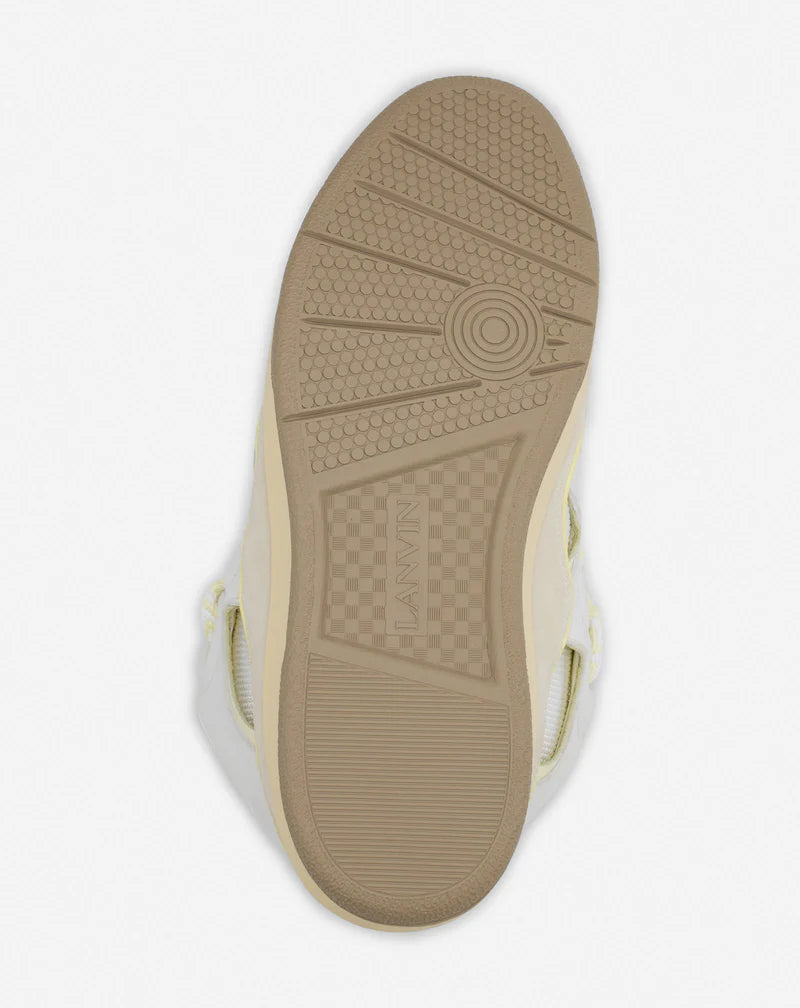 Lanvin Curb Blanc Et Jaune