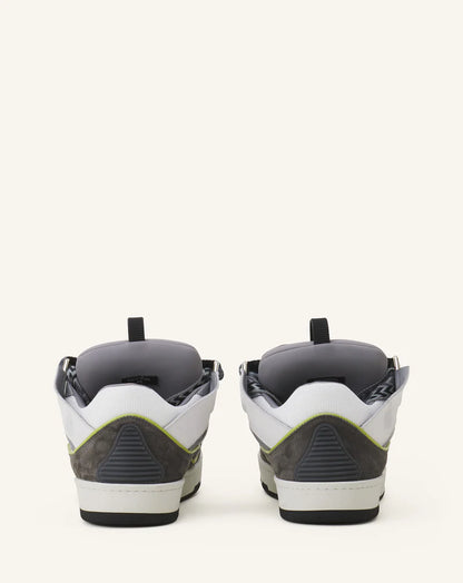 Lanvin Curb Gris Et Vert