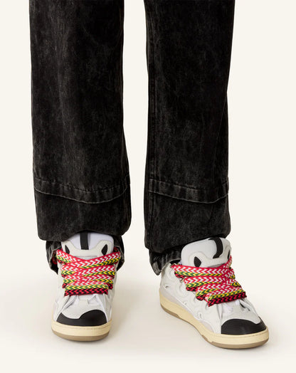 Lanvin Curb Blanc Et Multicolore