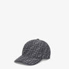 Fendi Casquette en nylon FF Gris Et Noir