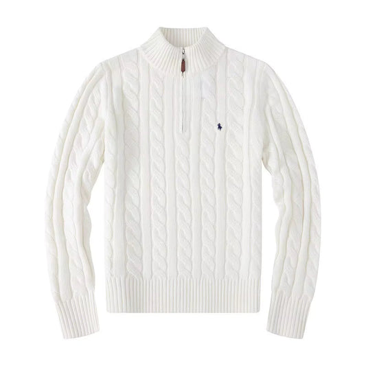 Quarter Zip Ralph Lauren Blanc