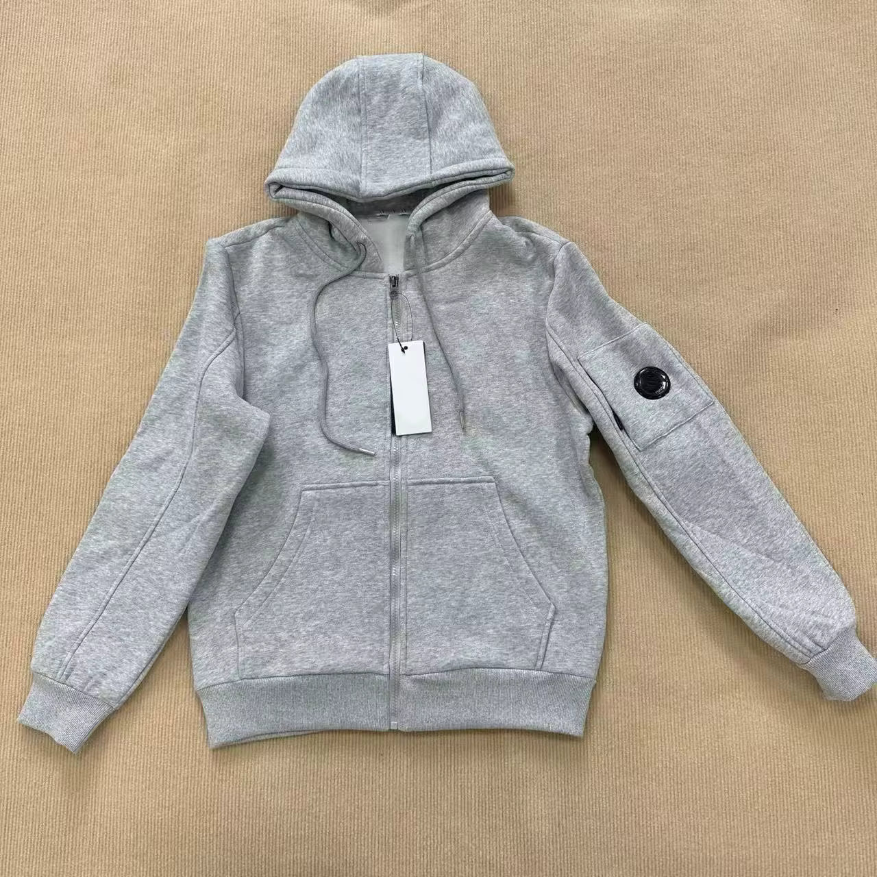 Gilet C.P Company Hublot Gris