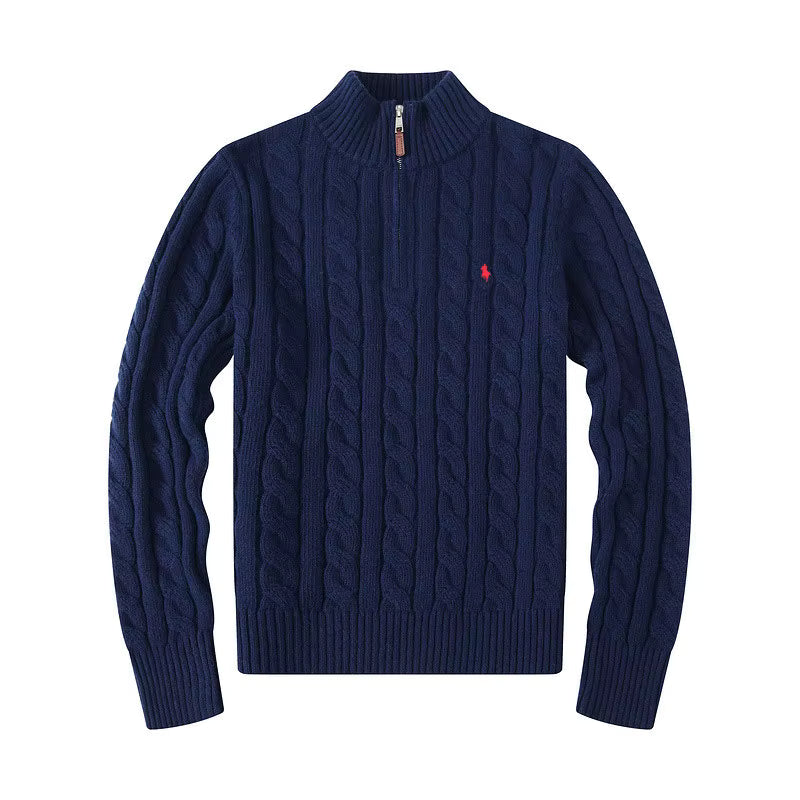Quarter Zip Ralph Lauren Bleu Marine