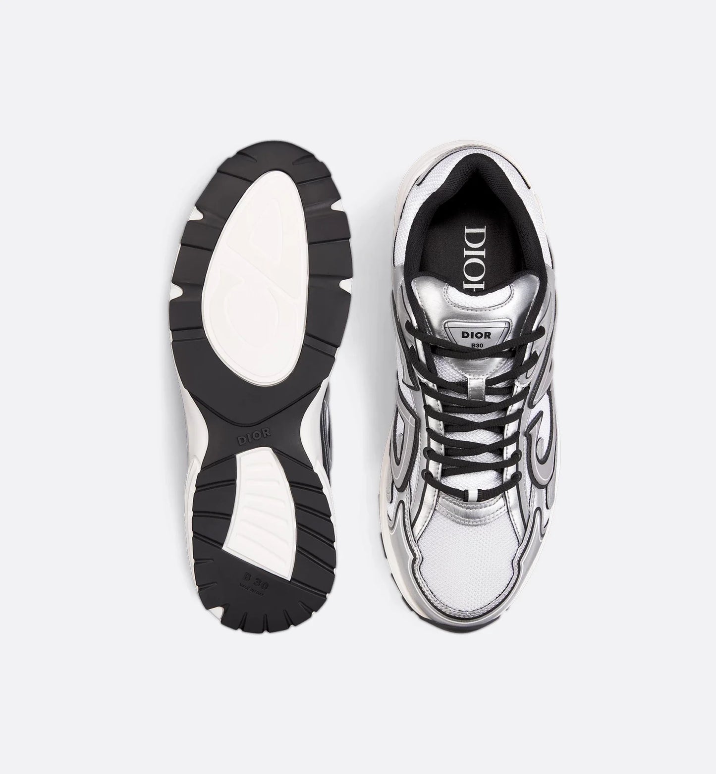 Sneaker B30 Argenté