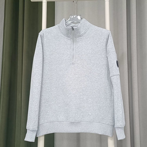 Gilet C.P Company Zip Quarter Gris