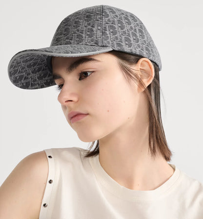 Dior Casquette Oblique Gris