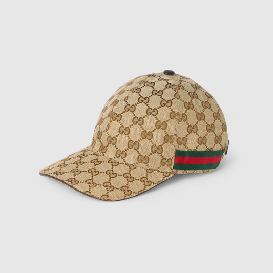 Casquette en toile GG Beige