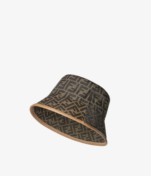 Fendi Chapeau en nylon FF Beige
