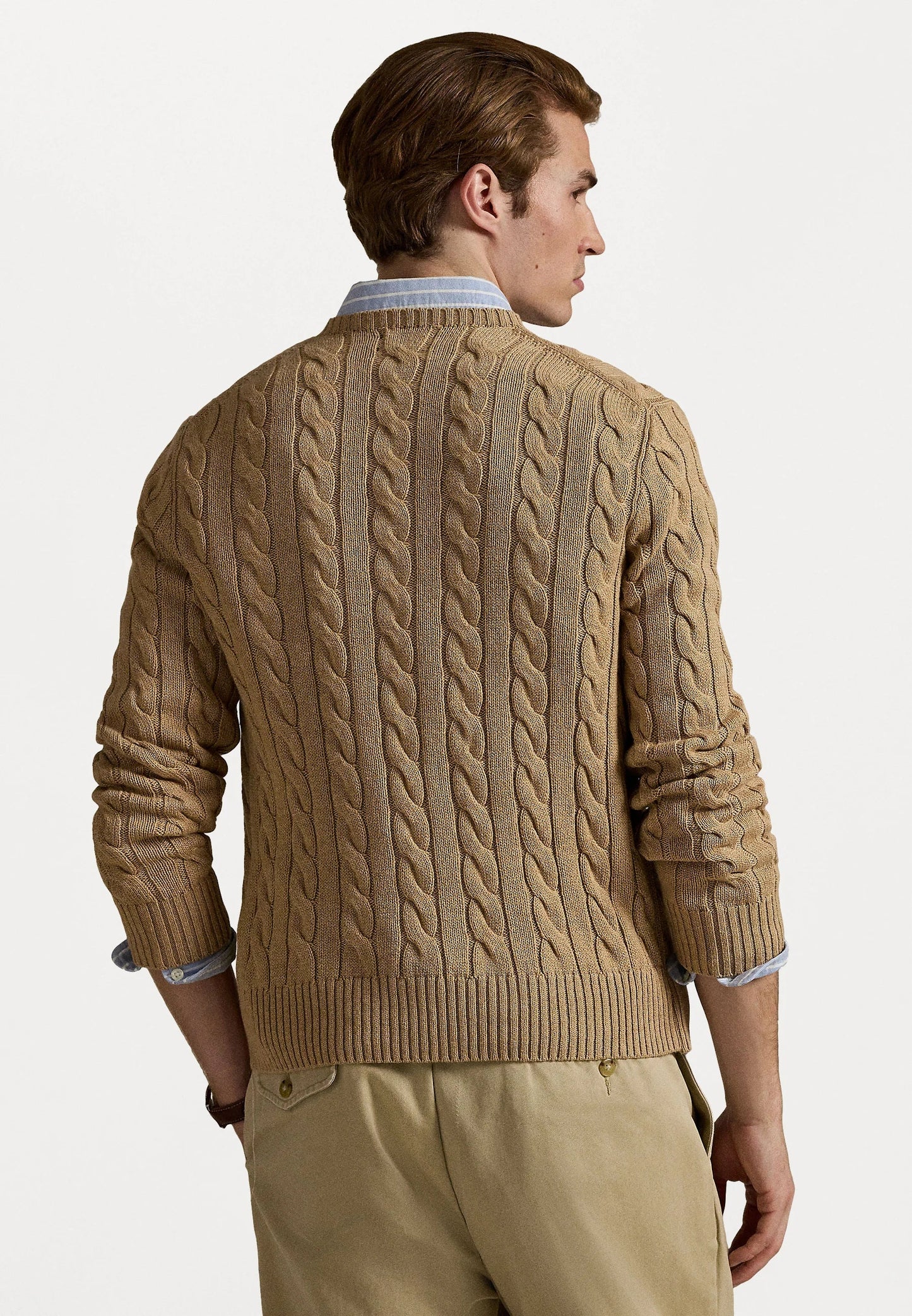 Pull Ralph Lauren En Laine Caramel