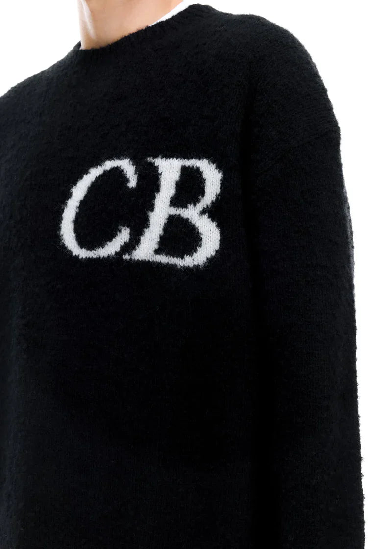 Pull CB Logo Knit Noir