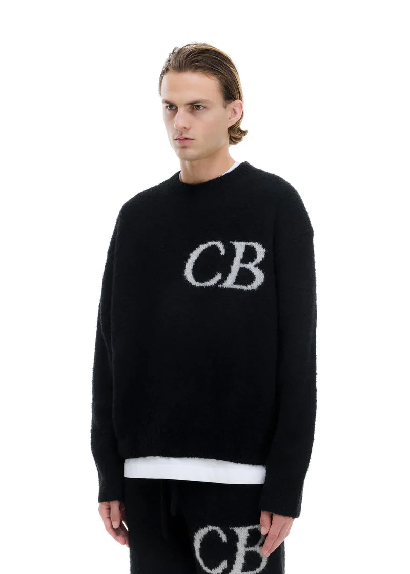Pull CB Logo Knit Noir
