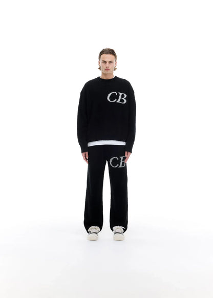 Pull CB Logo Knit Noir