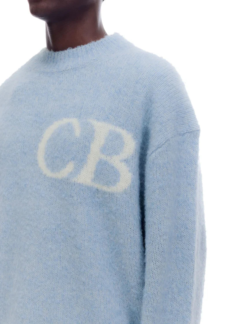 Pull CB Logo Knit Bleu CIel