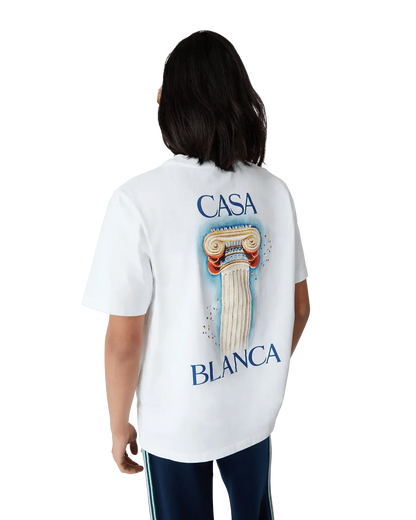 T-Shirt Casablanca La Colonne Blanc