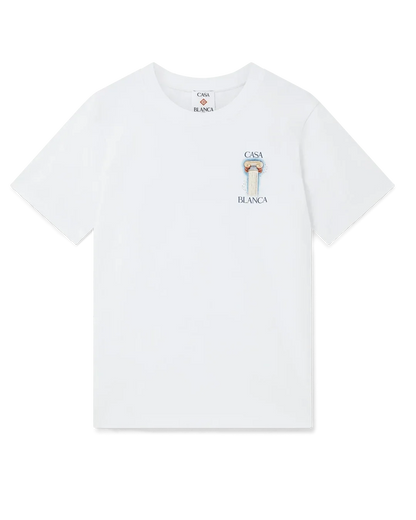 T-Shirt Casablanca La Colonne Blanc
