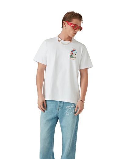 T-Shirt Casablanca LA DAYS Blanc