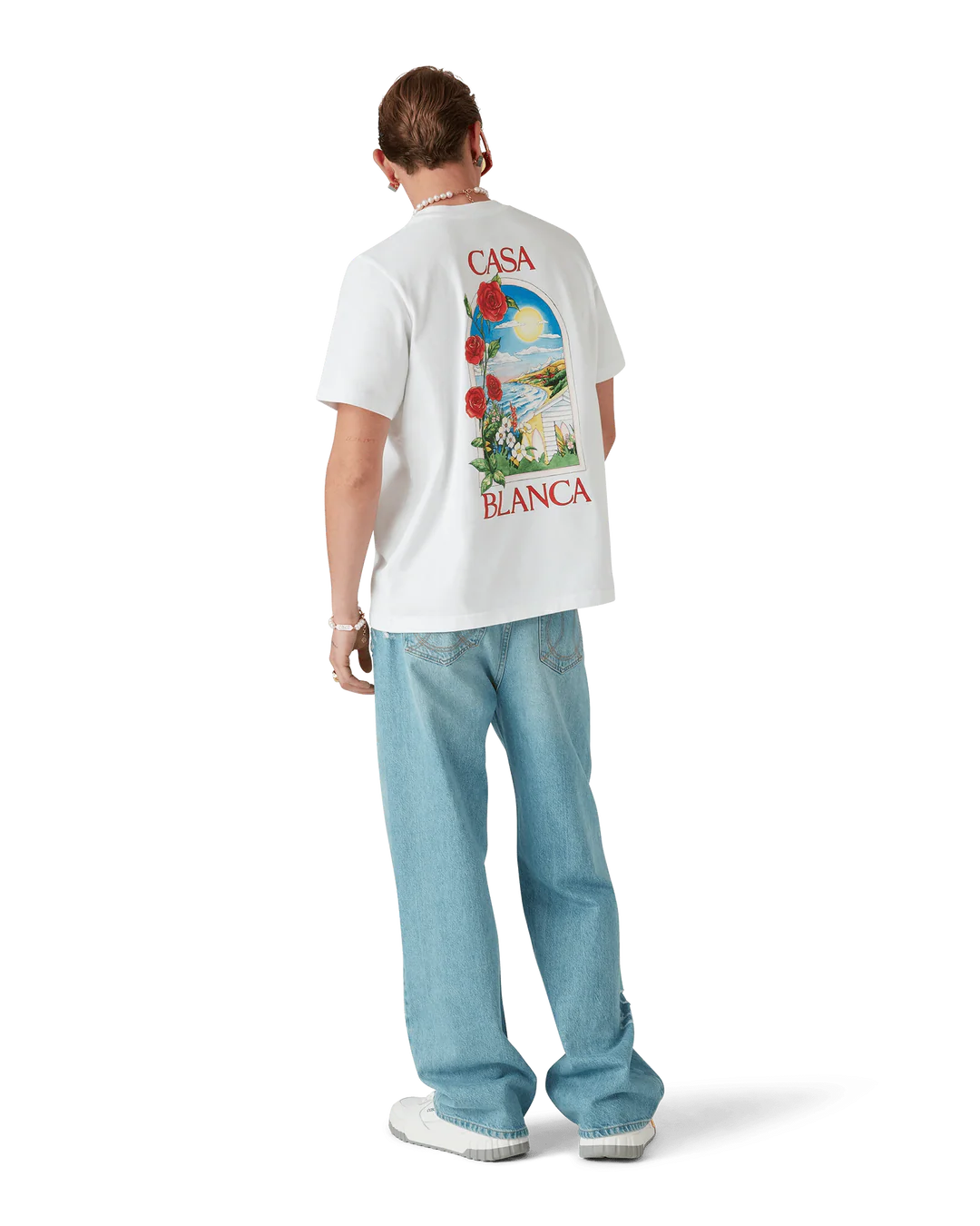 T-Shirt Casablanca LA DAYS Blanc