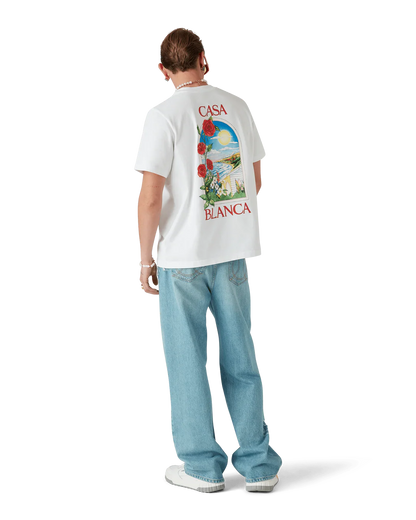 T-Shirt Casablanca LA DAYS Blanc