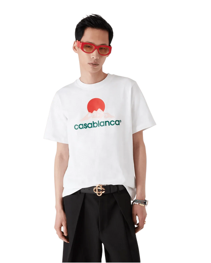 T-Shirt Casablanca Montage Blanc