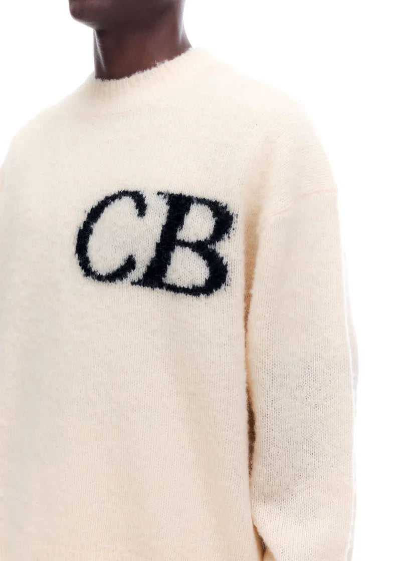 Pull CB Logo Knit Beige