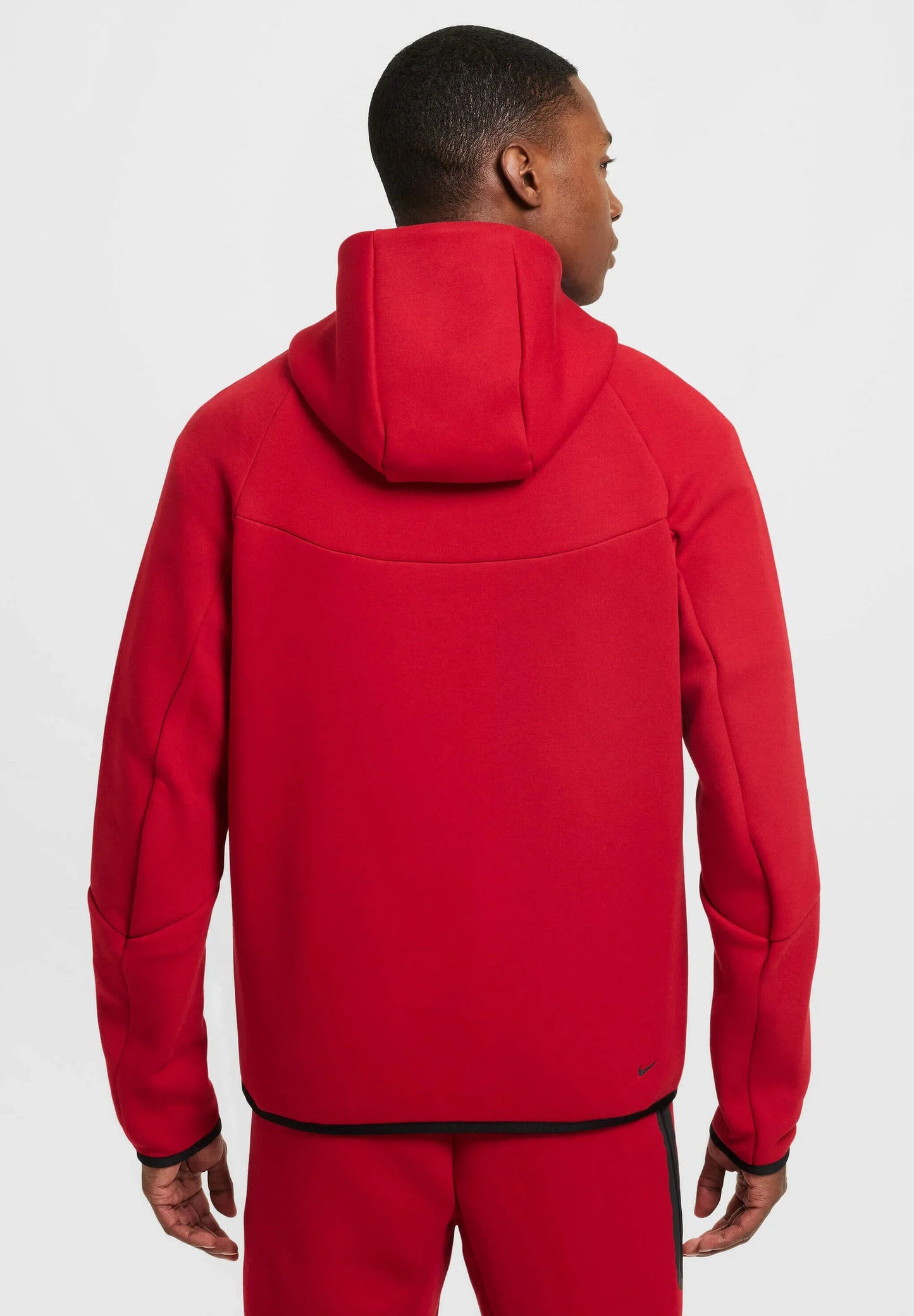Nike Tech Fleece Zippé Rouge