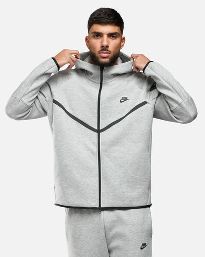 Nike Tech Fleece Zippé Gris