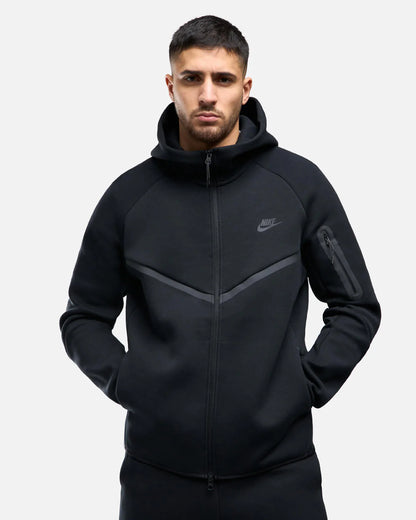 Nike Tech Fleece Zippé Noir